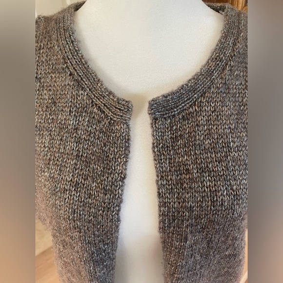 SevenTimesSeven Metallic Knit Sweater Vest - Size M - Picture 3 of 3